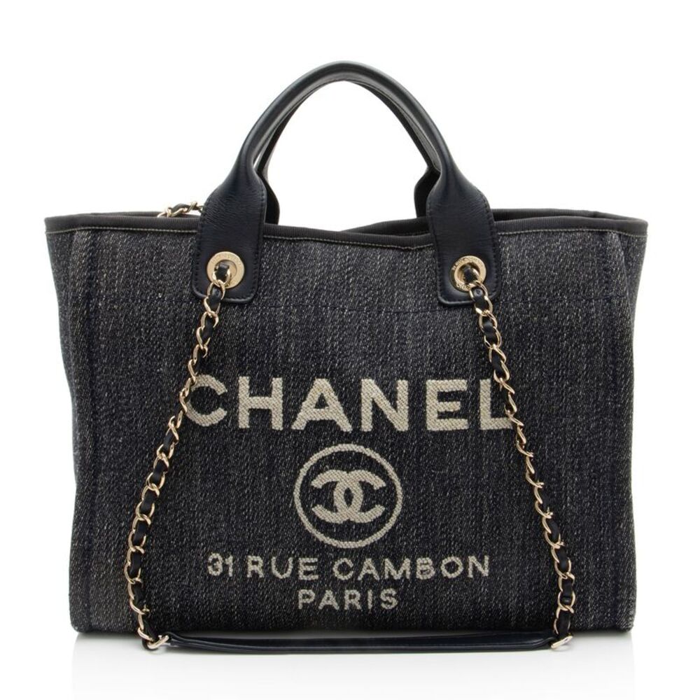 Chanel Denim Deauville Small Tote